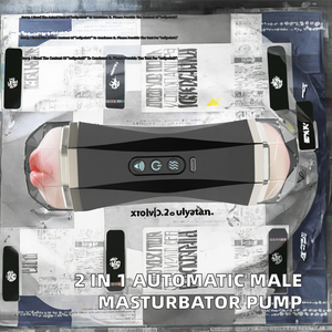 Masturbador Automático Masculino 2 em 1 Bomba Peniana Modos Removíveis Tamanho Pocket Brinquedo Sexual Copo de Masturbação Vagina - Product Image 3