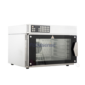Four électrique de convection de plateaux commerciaux de l'<span class=keywords><strong>air</strong></span> chaud quatre d'acier inoxydable à long terme pour le magasin de boulangerie - Product Image 2