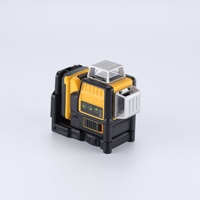 Niveau laser industriel multifonctionnel 21V à 12 lignes, haute précision, auto-nivelant, pour extérieur, lumière verte, alimenté par batterie au lithium