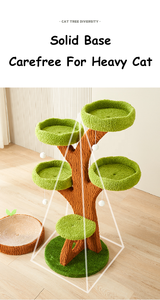 Usine produits chauds cadre d'escalade pour animaux de compagnie sur le thème de la forêt naturelle à la mode repos et divertissement paradis maison d'arbre vive - Product Image 2