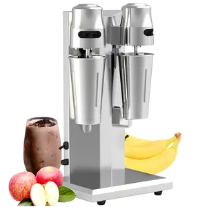 Commerciële Rvs Dual Head Cocktail Mixer Milkshake Machine Smoothie Blender