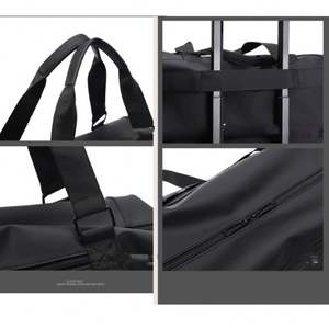 Sac de voyage portable pour hommes en gros, sac de sport imperméable en PU, sac de sport de grande capacité, sac de sport pour chaussures - Product Image 4