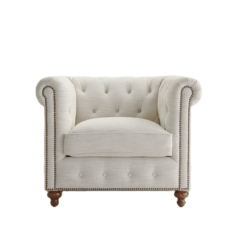 New design leisure style Hotel furniture set indoor furniture living room single indoor sofa