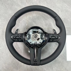 Volante de Cuero M para <span class=keywords><strong>BMW</strong></span> 320 325 330 550 F30 F35 F36 F10 F15 F16 F20 F07 F25 E90 E70 M3 M4 M5 <span class=keywords><strong>M7</strong></span> F32 - Product Image 2