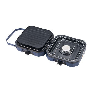 Estufa de Gas Portátil de Dos Quemadores para Acampar y Pescar, Nuevo Diseño, Estufa de Hierro con Encendido Eléctrico para Calentar Carne y Pollo al Aire Libre - Product Image 2