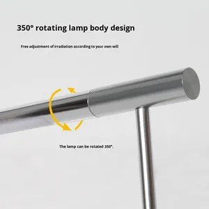 โคมไฟอ่านหนังสือ LED ดีไซน์ทันสมัย ป้องกันสายตา เหมาะสำหรับห้องสมุดโรงเรียน ห้องเรียน  ค่า CRI สูง 90 ปรับความสว่างได้ ใช้สำหรับงานทำเล็บ - Product Image 3