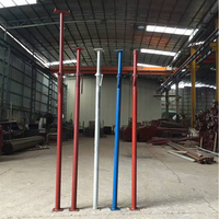 Étais de soutènement métalliques réglables galvanisés robustes pour la construction