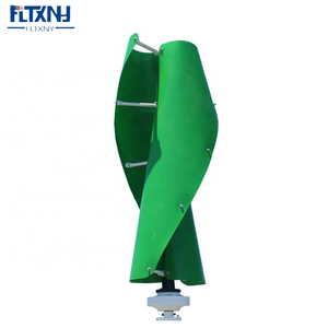 Generador Eólico Vertical FLTXNY de 600w, 12V, 24V, 48V, Trifásico, en Espiral, para el Hogar, en Verde, Naranja y Blanco - Product Image 4