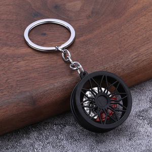Colgador creativo para llaveros de coche. Llavero colgante superventas transfronterizo con diseño simulado de <span class=keywords><strong>discos</strong></span> de freno de coche y cubos de rueda - Product Image 6