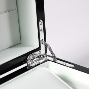 OEM ODM High Quality Wooden <b>Watch</b> <b>Box</b> Black Piano Lacquer Lock Flip Cover for <b>Watch</b> Storage - Product Image 3