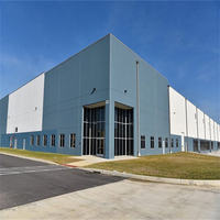 Entrepôts préfabriqués en structure acier économiques, ateliers industriels, bâtiments métalliques haute durabilité