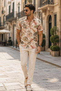 Camisa Hawaiana Personalizada para Hombre, con Estampado Digital, Manga Corta, Cuello Regular, Transpirable, Ecológica, Informal, para Verano - Product Image 2