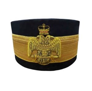 Gorro de corona masónica de 3rd grados, sombrero de copa escocesa púrpura, bulón bordado a mano - Product Image 6