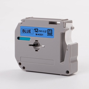 Ruban d'étiquettes compatible <span class=keywords><strong>Brother</strong></span> MK M-K221, largeur 12 mm, pour imprimantes d'étiquettes <span class=keywords><strong>PT</strong></span>-<span class=keywords><strong>65</strong></span>/80/70 - Product Image 6