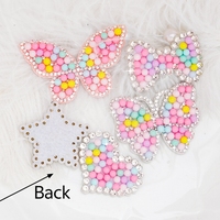 Stock limité : Patchs en strass cerise, appliques thermocollantes en cristal scintillant pour vêtements, sacs et décoration de vêtements – Vente en gros