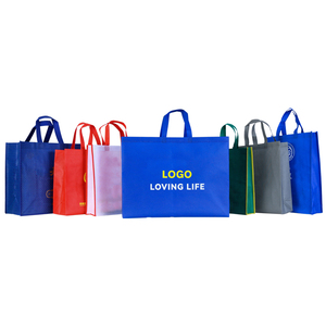 Ot-bolsa de compras de alta calidad con logotipo personalizado, tejido laminado ecológico no bolso de mano, promoción - Product Image 4
