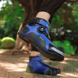 אופנוע סיטונאי רכיבה על אופניים מיקרופייבר מגפי קרסול רחוב נעלי מירוץ אופניים רכיבת גברים - Product Image 5