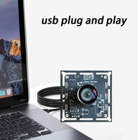 2MP warna Global Shutter USB kamera modul 60fps 180FPS 70 derajat distorsi gratis Webcam untuk windows Android Liunx 1/2.9 OG02B10
