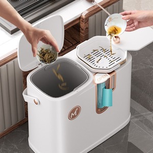 Poubelle séparatrice de thé et d'eau 9L avec filtre pour intérieur - Product Image 4