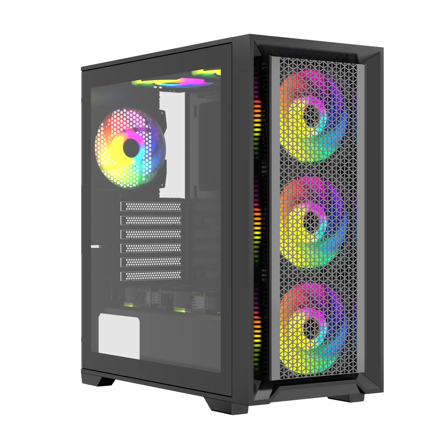 pc external graphic card e case thunderbolt sny oem mid tower cheap pc case tempered glass side panel atx pc case gaming