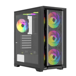 Casing Pc Kartu Grafis Eksternal E Thunderbolt Sny Oem Mid Tower Murah Casing Pc Tempered Glass Sisi Panel Atx Casing Pc Gaming