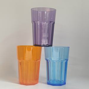 Verres à whisky et à bière de style américain Gibraltar octogonaux sans BPA de marque SAN, directement de l'usine - Product Image 2