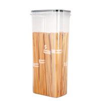Ensemble de récipients de stockage de cuisine hermétiques en plastique transparent BST 2,8L couvercles de bocaux hauts pour nouilles spaghetti pâtes pour cadeaux