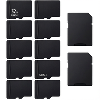Cartes mémoire TF en gros, capacité réelle, classe 6, 10 unités, cartes mémoire bon marché, 256 Mo, 128 Go, 64 Go, 32 Go, 16 Go, 8 Go, 4 Go, haute vitesse, mini cartes SD