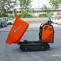 Kostenloser Versand Garten- und Hof-Raupendumper mit Hubfunktion – 1 Tonne, kleiner Kettendumper, 500 kg, 1000 kg Minidumper