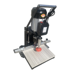 Portable Mini Hinge Drill Woodworking <b>Machine</b> Double Saw Blade Wood Board <b>Punching</b> Furniture Drilling Single Core Motor - Product Image 1