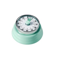 Timer dapur Google produktivitas terpasang di dinding, Timer dapur bulat Pomodoro belajar hitung mundur, Timer anak-anak magnetik
