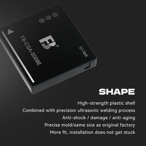 Аккумулятор CGA-S008E камеры FB BCE10 для DMC-FX30 FX35 FX36 FX38 FX55 батарея lumix - Product Image 5