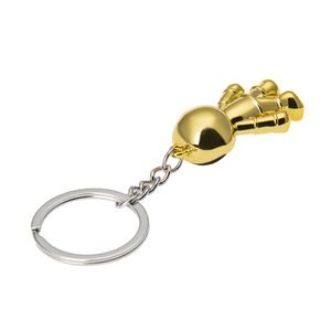 أزياء جديدة 3D رائد فضاء روبوت المفاتيح سبائك الزنك معدن حلقة مفاتيح هدية للرجال والأصدقاء - Product Image 4