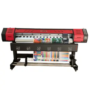 XP600 I3200 1800mm Printer nonair ramah lingkungan Format lebar