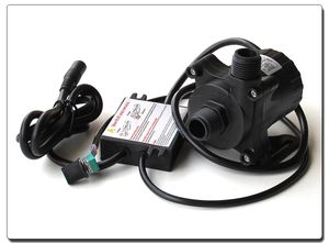 대유량 12V 24V 자동차 엔진용 원심 순환 냉각수 DC 브러시리스 워터 펌프 - Product Image 3