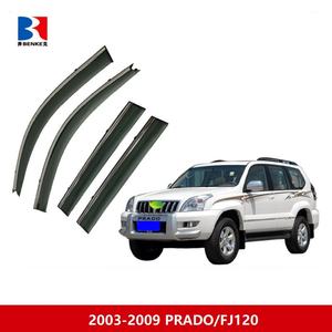 Déflecteurs de vitres latérales pare-soleil et anti-pluie pour TOYOTA PRADO FJ120 2003-2009 - Product Image 2