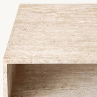 Meubles Kumusi Dark_Emperado/Travertin beige/Table d'appoint verte indienne