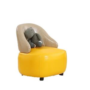 Sofá infantil de cuero PU, asiento individual, diseño moderno y cómodo para niños, silla de lectura, taburete bajo, 3 años en adelante - Product Image 5