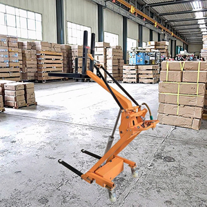 Kurbel arm lader Manueller Stapler Tragbarer elektrischer hydraulischer Kurbel arm stapler Mini verstellbarer elektrischer Paletten stapler - Product Image 3