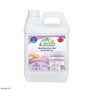 Gel desinfectante de manos 5l alta protección 100% mata gérmenes y bacterias Go Green formulado para todo tipo de pieles