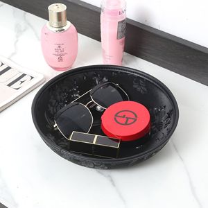 Plateau élégant en cuir imprimé, boîte de rangement rectangulaire 1L pour la maison, le salon, la table basse, décoration - Product Image 2