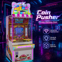 Machine à poussoir de pièces Source Factory pour zones de jeux de centre commercial, solution de machine de jeu à retour sur investissement élevé, machine à poussoir de pièces connectable