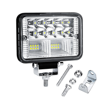 Barre lumineuse et projecteur LED DXZ H-DSY-4C-26 carré de 4 pouces, 78W, 12V-24V, certifié CE, pour la rénovation/amélioration des voitures, camions, bateaux, VTT - Nouveau