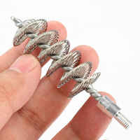6 pièces/ensemble Kit de nettoyage de pistolet à tige en aluminium 12 Ga ensemble de brosses pour accessoires de chasse