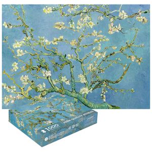Casse-tête personnalisé de 1000 pièces Casse-tête de <span class=keywords><strong>Van</strong></span> <span class=keywords><strong>Gogh</strong></span> en fleurs d'amandier 1000 pièces pour adultes Célèbre <span class=keywords><strong>peinture</strong></span> à l'huile - Product Image 1