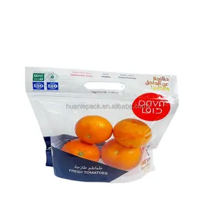 Sac de Vege en plastique Ziplock garder les sacs verts de réfrigérateur frais pour le sac d'emballage de Protection de stockage d'Orange et de légumes de pomme