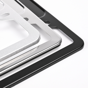 Fabbrica personalizzata a basso numero di targa auto MOQ supporto per mercato americano dimensioni Standard telaio in plastica per targa in <span class=keywords><strong>metallo</strong></span> - Product Image 4