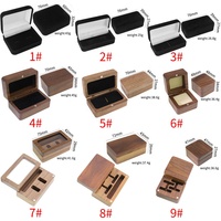Coffret à bijoux en bois personnalisé avec logo, boîte intégrée pour boutons de manchette et pince à cravate, coffret cadeau assorti pour alliance de mariage