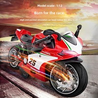 Nouveau style Moto V4R en métal moulé sous pression, jouet électrique ludique de haute technologie avec fonction de pulvérisation, nouveautés phares