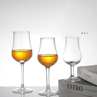 Verre à whisky tulipe très vendu, verre de dégustation Copita en cristal sans plomb, logo personnalisé pour usage professionnel en bar